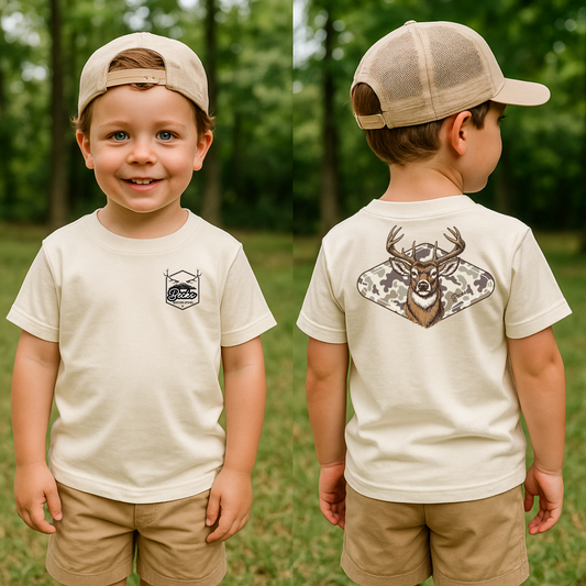 🦌 Buck Camo Kids Tee