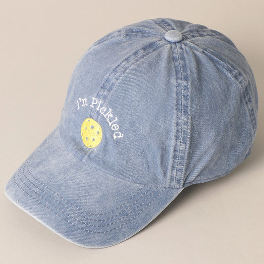 I'm Pickled Embroidered Cap