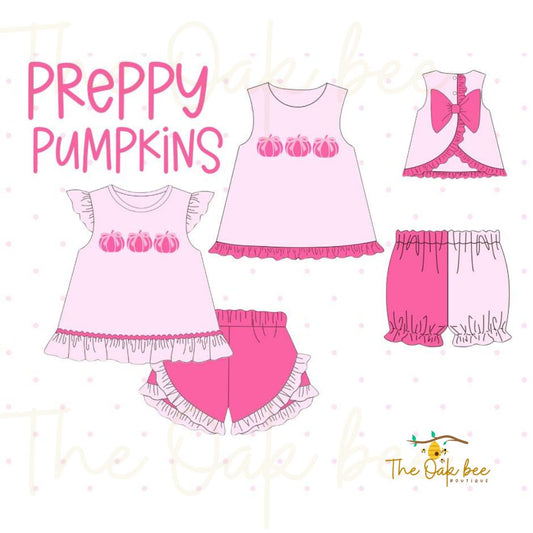 Preppy Pumpkins Girls Fall Collection 🎃💗