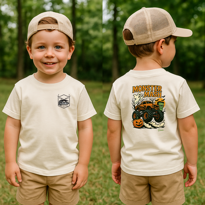 🎃 Monster Mash Kids Tee – Halloween Monster Truck Shirt