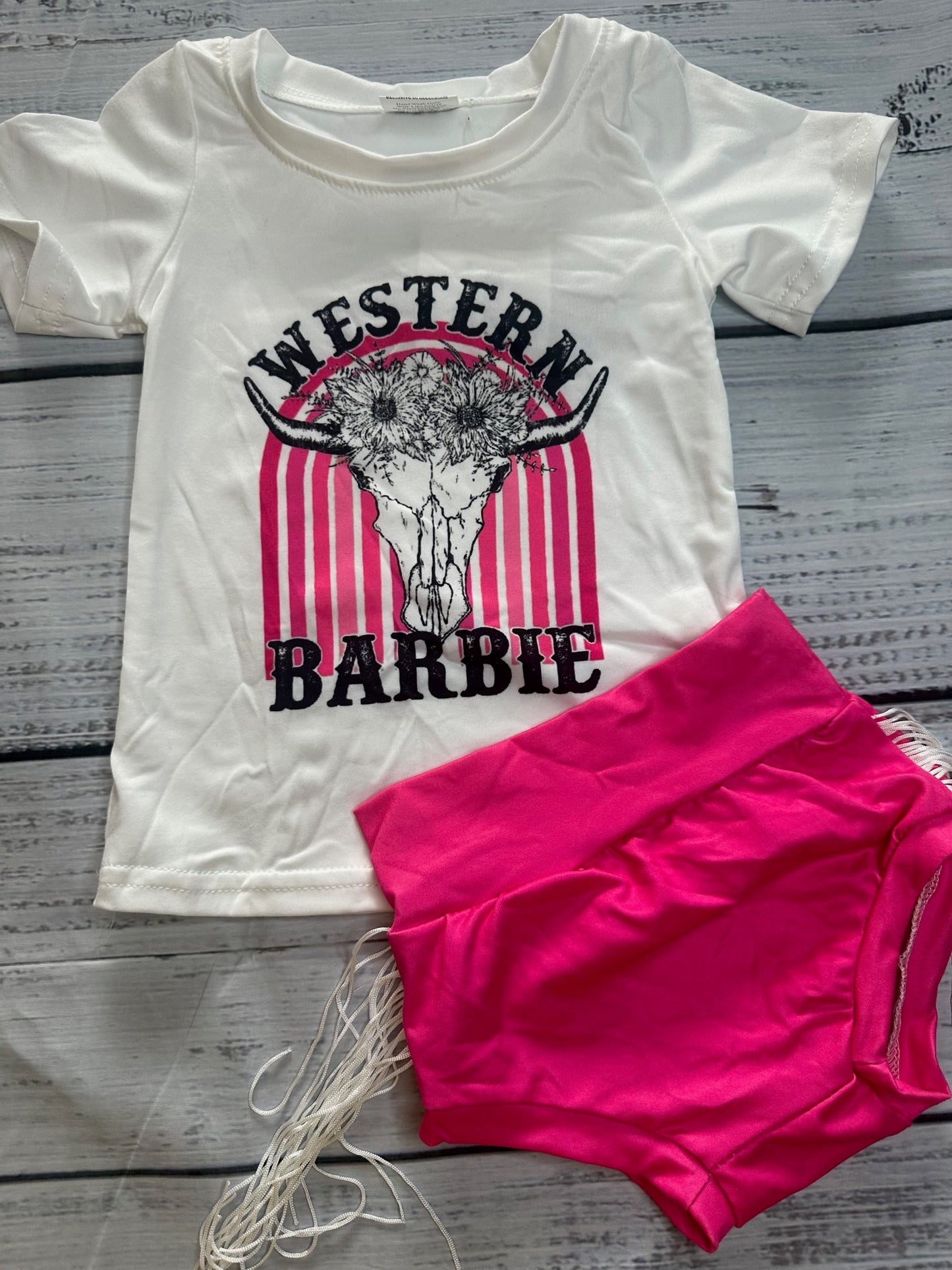 Western Barbie Set- 6-12M