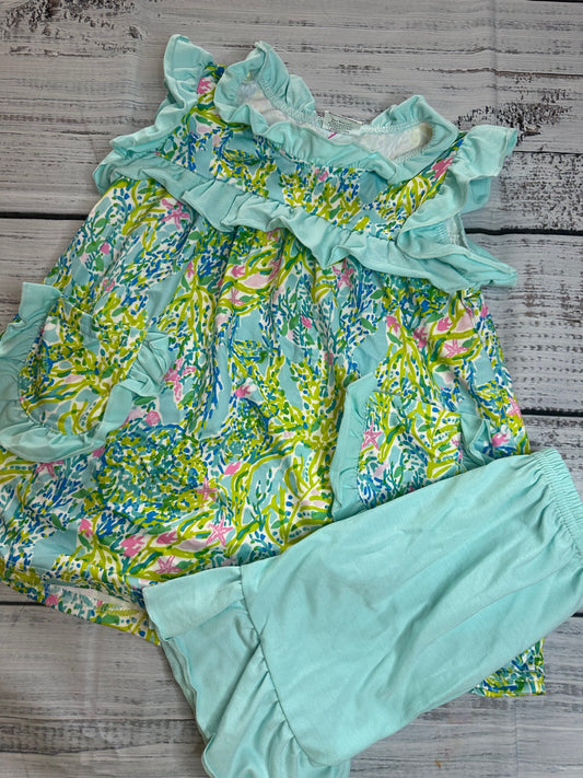 Green Floral Set