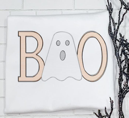 Halloween Shirt/Boo/Ghost/Boy Shirt/Sibling/Monogram/Ruffle/Baby/Kid/Toddler/Children/Shirt/Onesie/Bubble/Gown/Romper