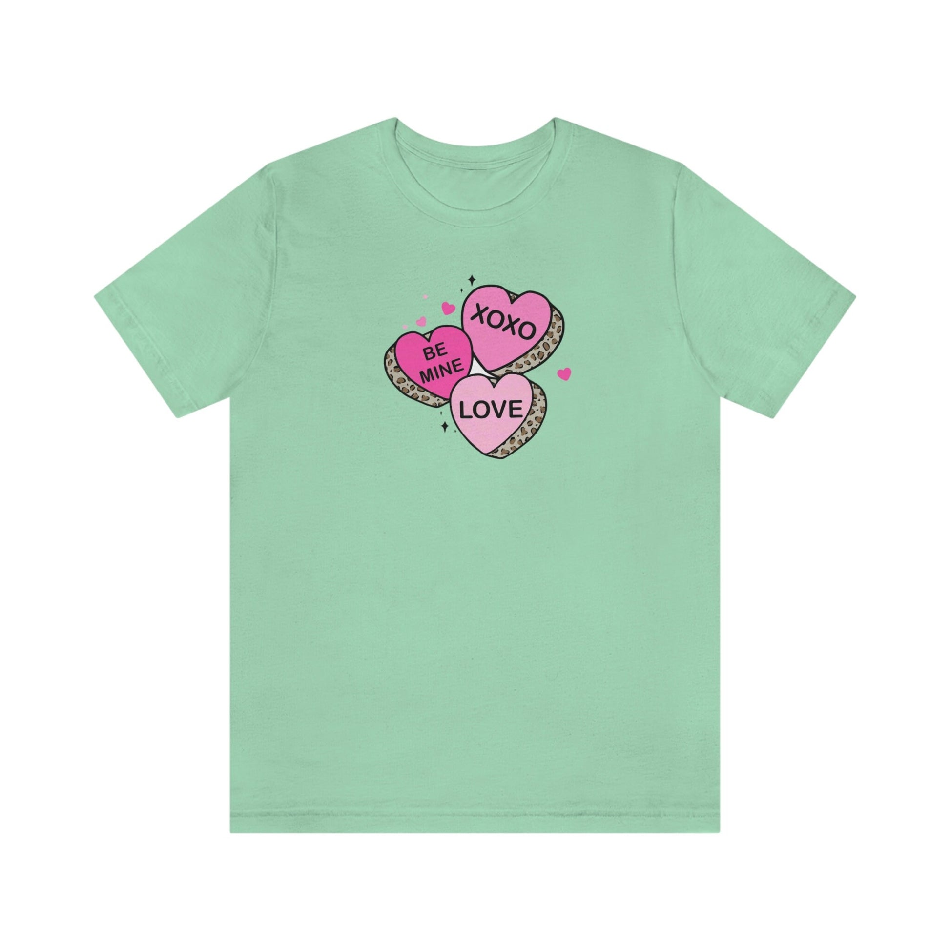 Candy Hearts Bella Canvas Tee, Candy Hearts tee, Conversation Hearts Shirt, Valentines Day Shirt, bella canvas