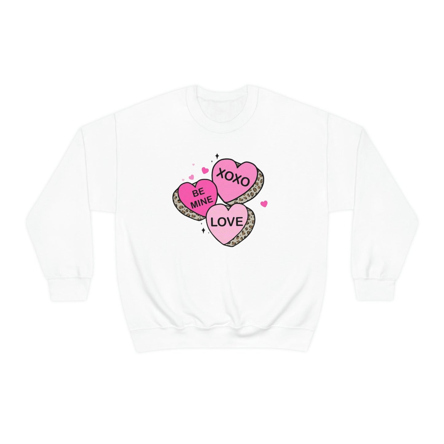 Candy Hearts Sweatshirt, Candy Hearts Crewneck, Conversation Hearts Sweater, Valentines Day Sweatshirt