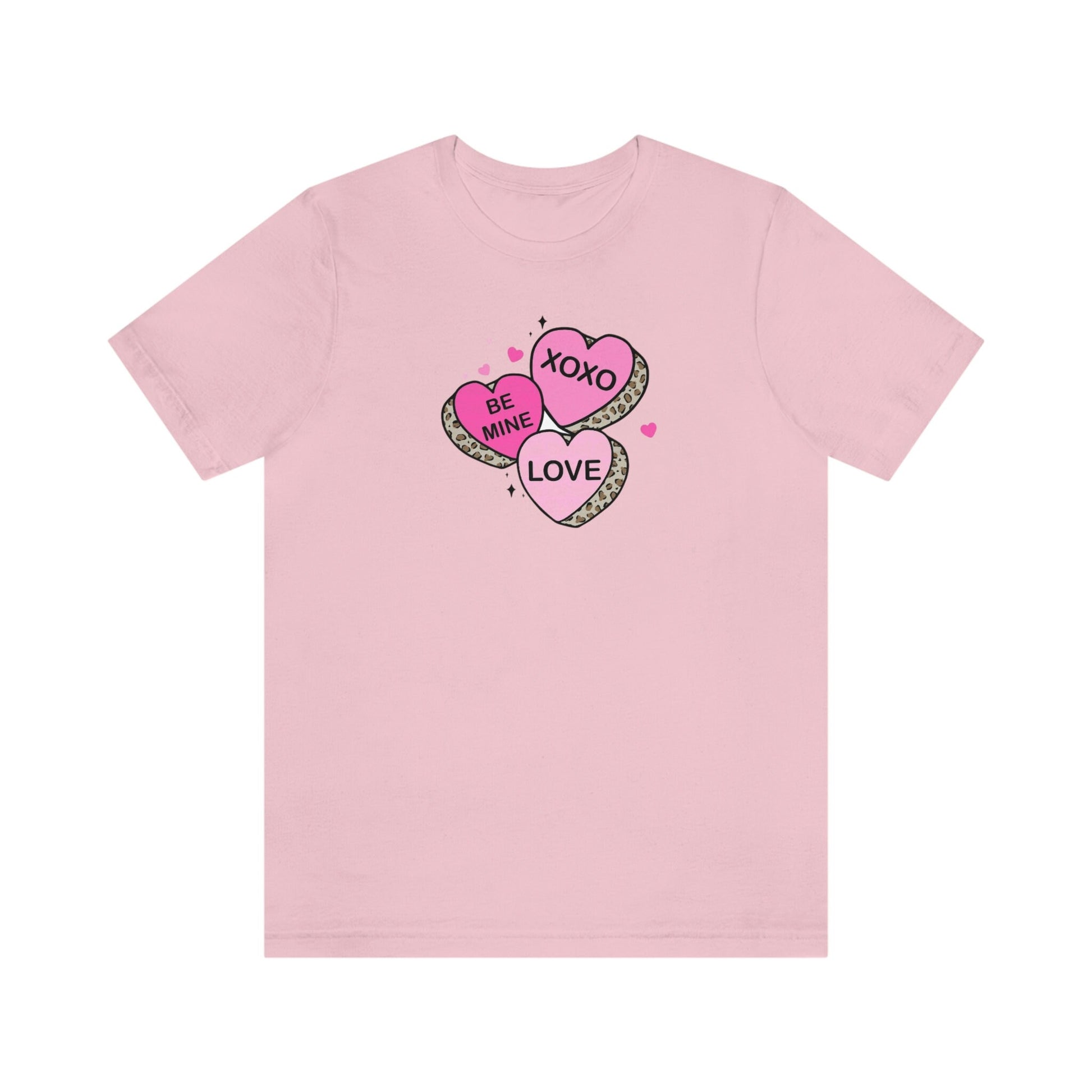 Candy Hearts Bella Canvas Tee, Candy Hearts tee, Conversation Hearts Shirt, Valentines Day Shirt, bella canvas