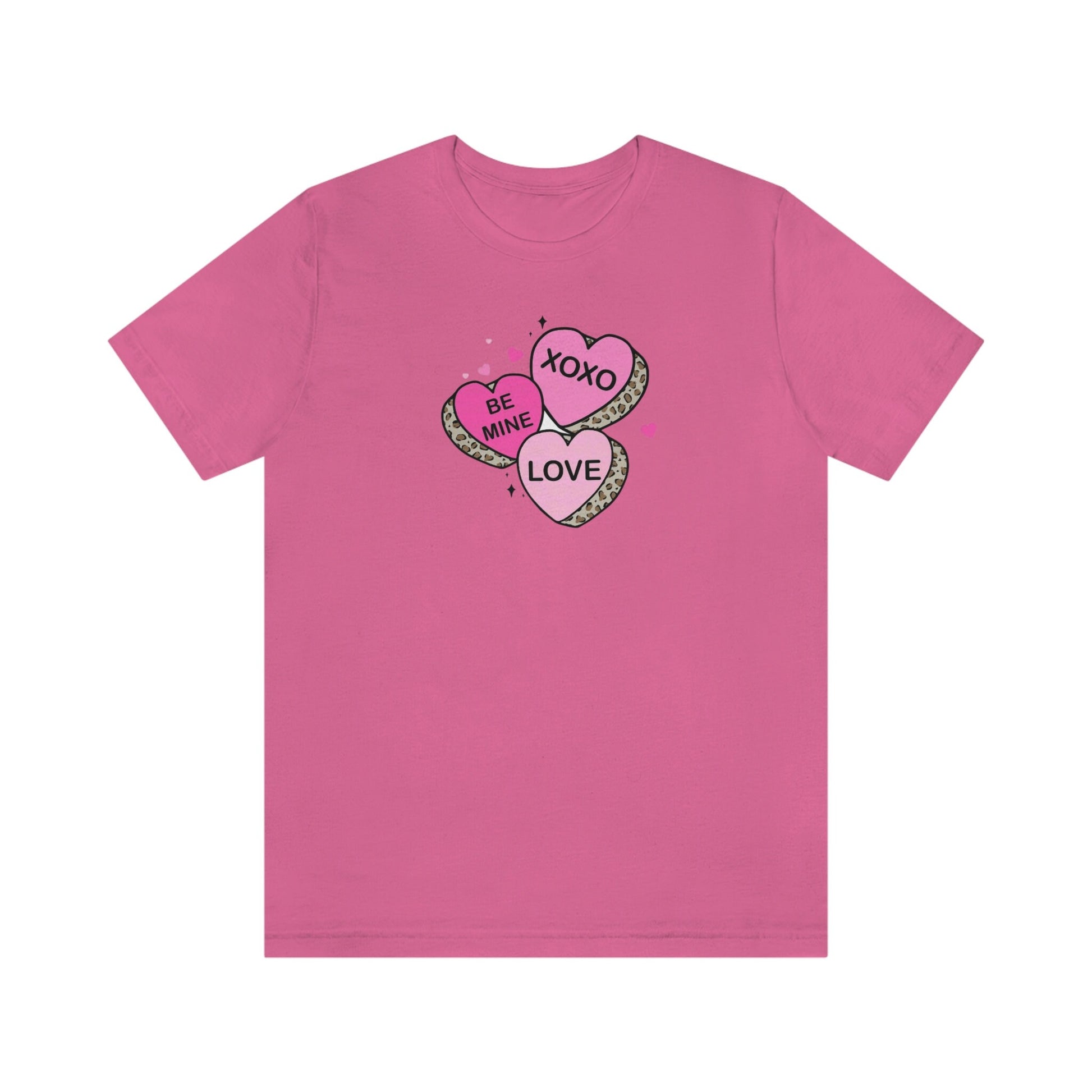 Candy Hearts Bella Canvas Tee, Candy Hearts tee, Conversation Hearts Shirt, Valentines Day Shirt, bella canvas