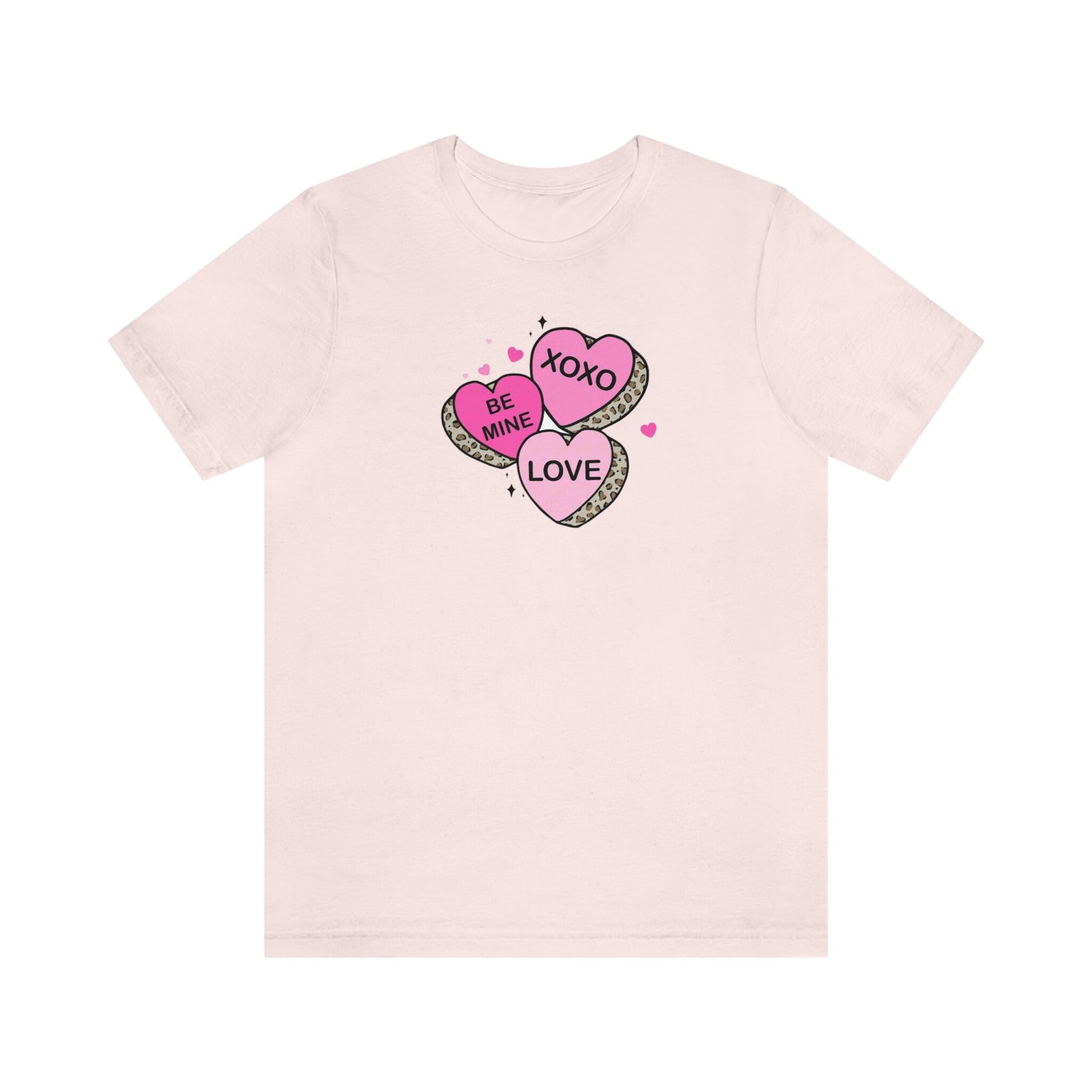 Candy Hearts Bella Canvas Tee, Candy Hearts tee, Conversation Hearts Shirt, Valentines Day Shirt, bella canvas